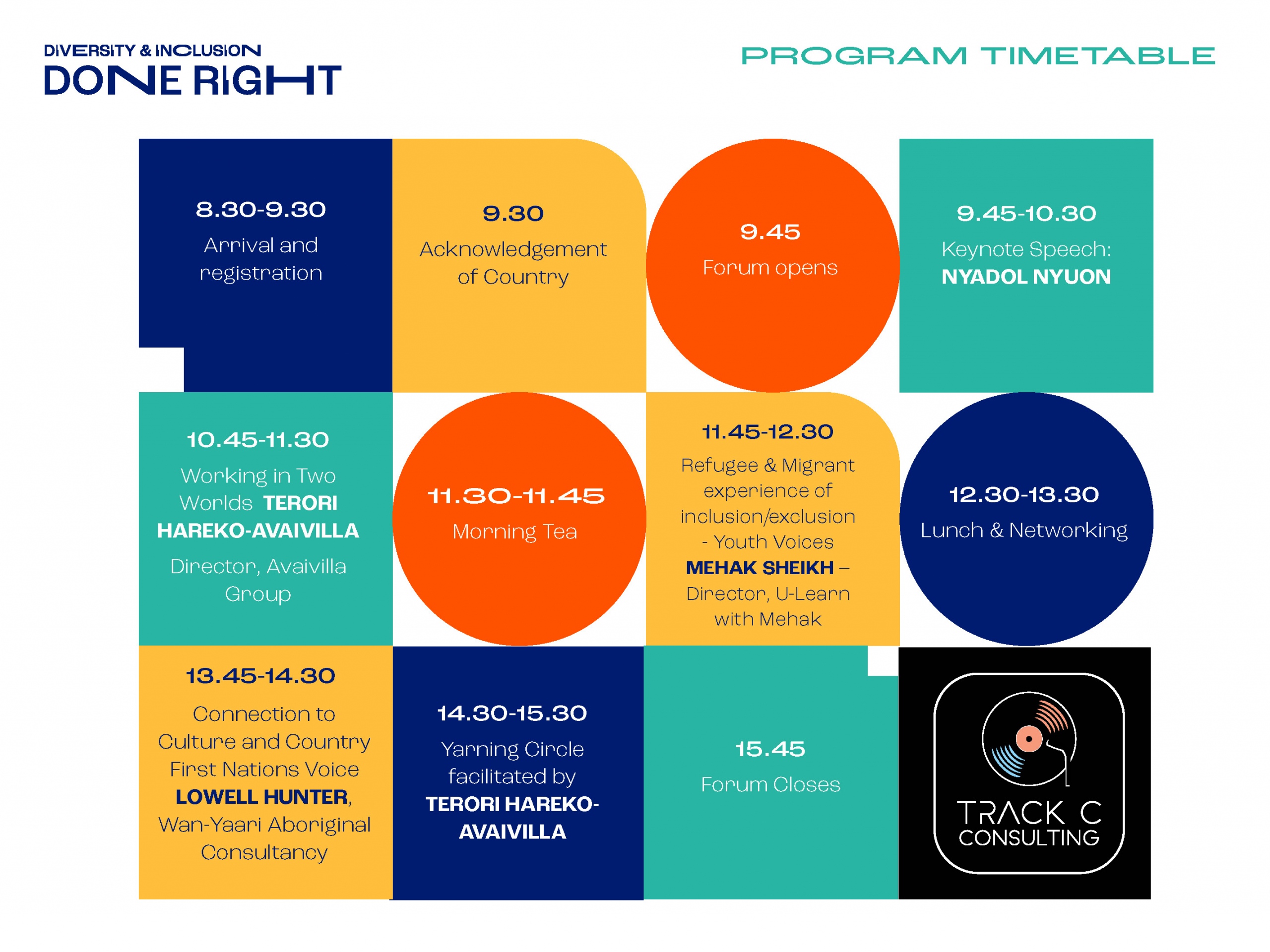 Forum Timetable